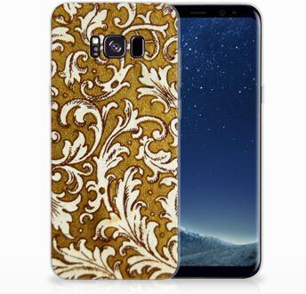 B2Ctelecom Samsung Galaxy S8 Plus TPU siliconen Hoesje Design Barok Goud