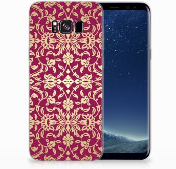 B2Ctelecom Samsung Galaxy S8 Plus TPU siliconen Hoesje Design Barok Pink