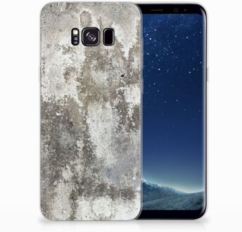 B2Ctelecom Samsung Galaxy S8 Plus TPU siliconen Hoesje Design Beton