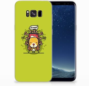 B2Ctelecom Samsung Galaxy S8 Plus TPU siliconen Hoesje Design Doggy Biscuit