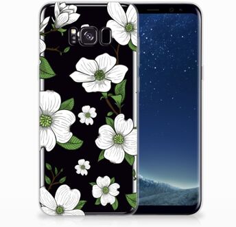 B2Ctelecom Samsung Galaxy S8 Plus TPU siliconen Hoesje Design Dogwood Flowers