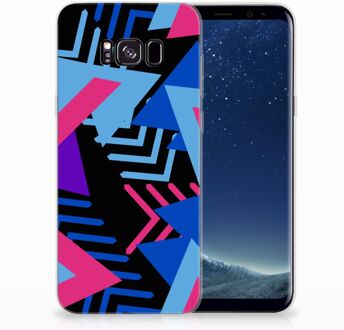 B2Ctelecom Samsung Galaxy S8 Plus TPU siliconen Hoesje Design Funky Triangle