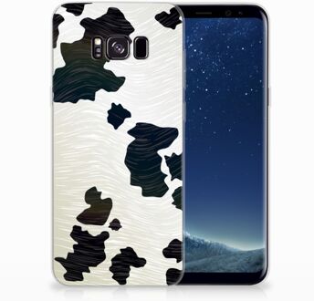 B2Ctelecom Samsung Galaxy S8 Plus TPU siliconen Hoesje Design Koeienvlekken