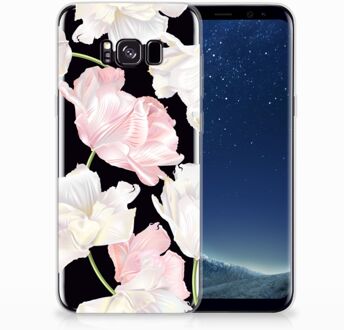 B2Ctelecom Samsung Galaxy S8 Plus TPU siliconen Hoesje Design Lovely Flowers