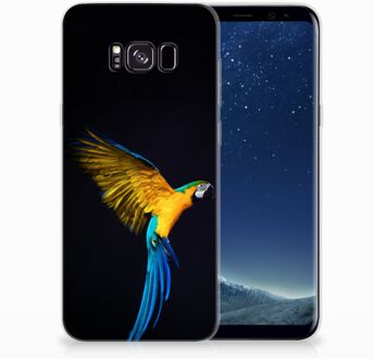 B2Ctelecom Samsung Galaxy S8 Plus TPU siliconen Hoesje Design Papegaai