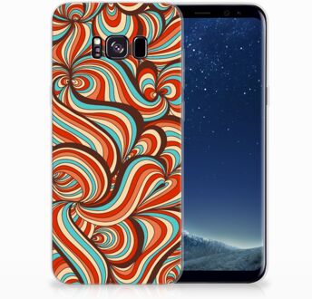 B2Ctelecom Samsung Galaxy S8 Plus TPU siliconen Hoesje Design Retro