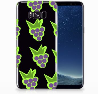 B2Ctelecom Samsung Galaxy S8 Plus TPU siliconen Hoesje Druiven