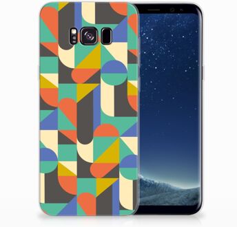 B2Ctelecom Samsung Galaxy S8 Plus TPU siliconen Hoesje Funky Retro