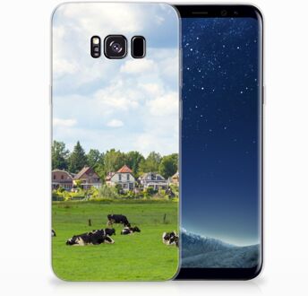 B2Ctelecom Samsung Galaxy S8 Plus TPU siliconen Hoesje Koeien