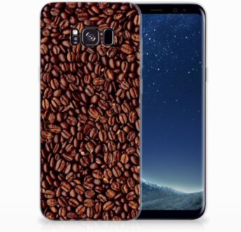 B2Ctelecom Samsung Galaxy S8 Plus TPU siliconen Hoesje Koffiebonen