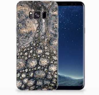 B2Ctelecom Samsung Galaxy S8 Plus TPU siliconen Hoesje Krokodillenprint