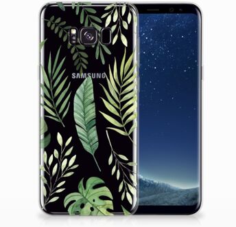 B2Ctelecom Samsung Galaxy S8 Plus TPU siliconen Hoesje Leaves