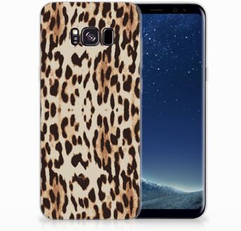 B2Ctelecom Samsung Galaxy S8 Plus TPU siliconen Hoesje Leopard