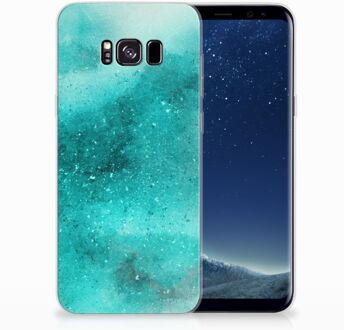 B2Ctelecom Samsung Galaxy S8 Plus TPU-siliconen Hoesje Painting Blue