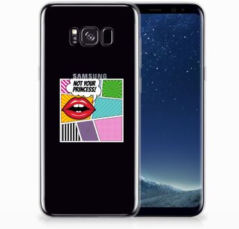 B2Ctelecom Samsung Galaxy S8+ TPU siliconen Hoesje Popart Princess