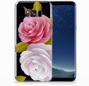 B2Ctelecom Samsung Galaxy S8+ TPU siliconen Hoesje Roses