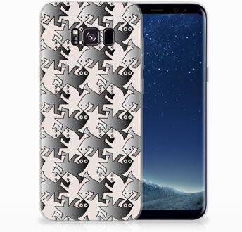 B2Ctelecom Samsung Galaxy S8+ TPU siliconen Hoesje Salamander Grey