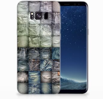 B2Ctelecom Samsung Galaxy S8+ TPU siliconen Hoesje Spijkerbroeken