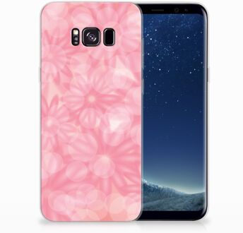 B2Ctelecom Samsung Galaxy S8+ TPU siliconen Hoesje Spring Flowers