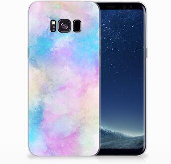 B2Ctelecom Samsung Galaxy S8+ TPU siliconen Hoesje Watercolor Light