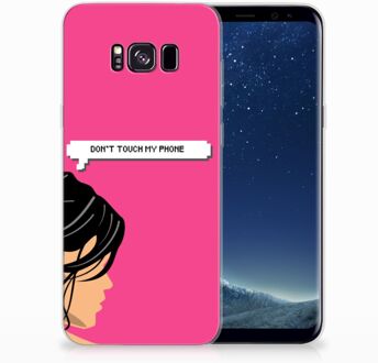 B2Ctelecom Samsung Galaxy S8+ TPU siliconen Hoesje Woman DTMP