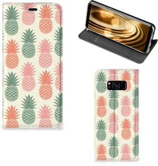 B2Ctelecom Samsung Galaxy S8 Standcase Hoesje Design Ananas
