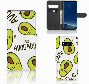 B2Ctelecom Samsung Galaxy S8 Wallet Case Avocado Singing