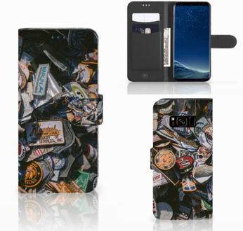 B2Ctelecom Samsung Galaxy S8 Wallet Case Badges