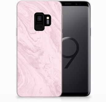 B2Ctelecom Samsung Galaxy S9 Backcover Marble Pink