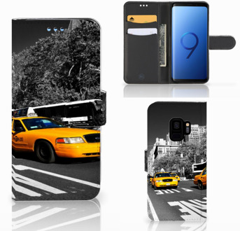 B2Ctelecom Samsung Galaxy S9 Book Case Design New York Taxi