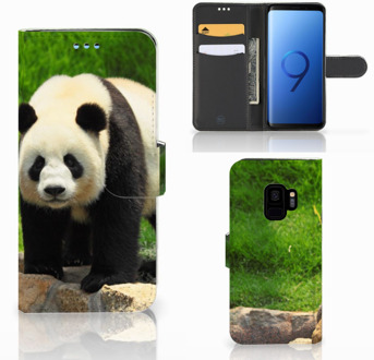 B2Ctelecom Samsung Galaxy S9 Book Case Design Panda