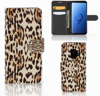 B2Ctelecom Samsung Galaxy S9 bookcase hoesje Leopard