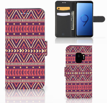 B2Ctelecom Samsung Galaxy S9 Flipcase Aztec Purple