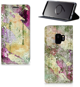 B2Ctelecom Samsung Galaxy S9 Flipcover Letter Painting