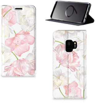 B2Ctelecom Samsung Galaxy S9 Hoesje Design Lovely Flowers