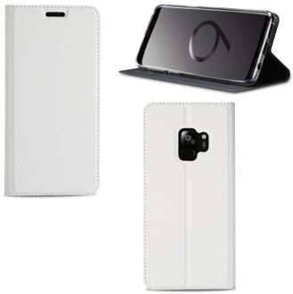 B2Ctelecom Samsung Galaxy S9 Hoesje Wit met Standaardfunctie