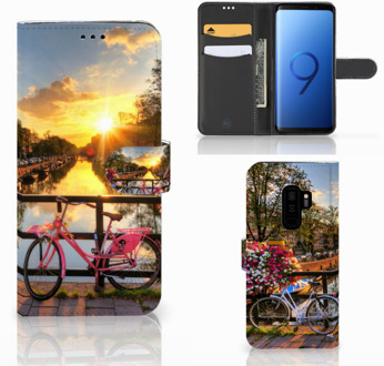 B2Ctelecom Samsung Galaxy S9 Plus Book Case Amsterdamse Grachten