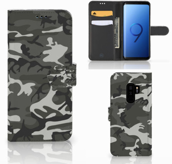 B2Ctelecom Samsung Galaxy S9 Plus Bookcase Hoesje Army Light