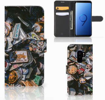 B2Ctelecom Samsung Galaxy S9 Plus Bookcase Hoesje Badges