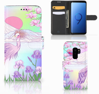 B2Ctelecom Samsung Galaxy S9 Plus Bookcase Hoesje Bird