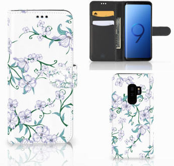 B2Ctelecom Samsung Galaxy S9 Plus Bookcase Hoesje Blossom White