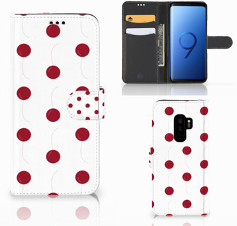 B2Ctelecom Samsung Galaxy S9 Plus Bookcase Hoesje Design Cherries