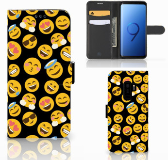 B2Ctelecom Samsung Galaxy S9 Plus Bookcase Hoesje Design Emoji