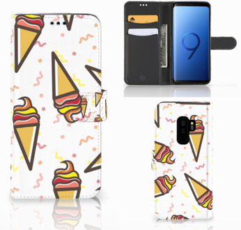 B2Ctelecom Samsung Galaxy S9 Plus Bookcase Hoesje Design Icecream