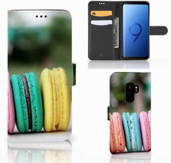 B2Ctelecom Samsung Galaxy S9 Plus Bookcase Hoesje Design Macarons