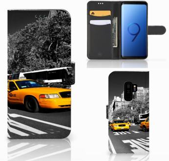 B2Ctelecom Samsung Galaxy S9 Plus Bookcase Hoesje Design New York Taxi