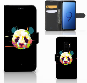 B2Ctelecom Samsung Galaxy S9 Plus Bookcase Hoesje Design Panda Color