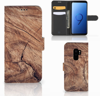 B2Ctelecom Samsung Galaxy S9 Plus Bookcase Hoesje Design Tree Trunk