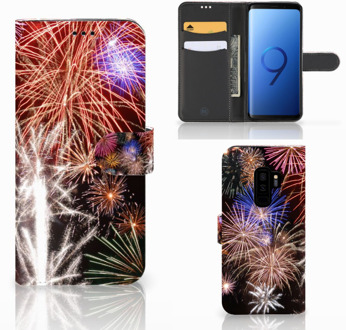 B2Ctelecom Samsung Galaxy S9 Plus Bookcase Hoesje Design Vuurwerk