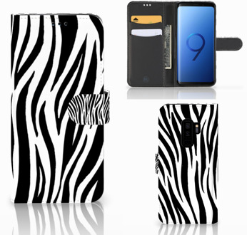 B2Ctelecom Samsung Galaxy S9 Plus Bookcase Hoesje Design Zebra